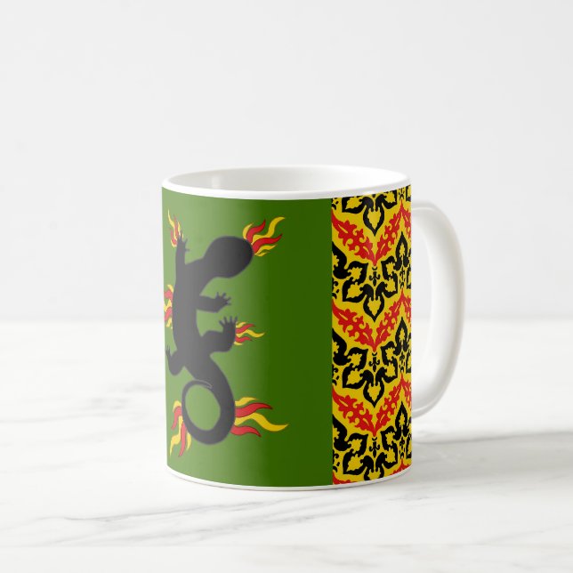 Baroniet Bhakail Populace Märkes Kaffe Mugg (Framsida höger)