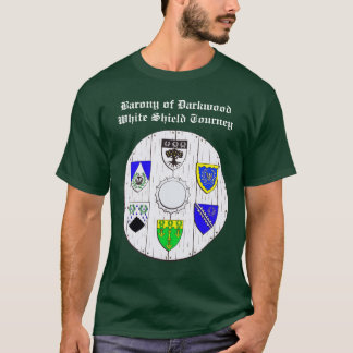 Baronvärdigheten av Darkwood vit skyddar T-shirt