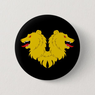 Barony Adiantum Populace Badge Button Knapp