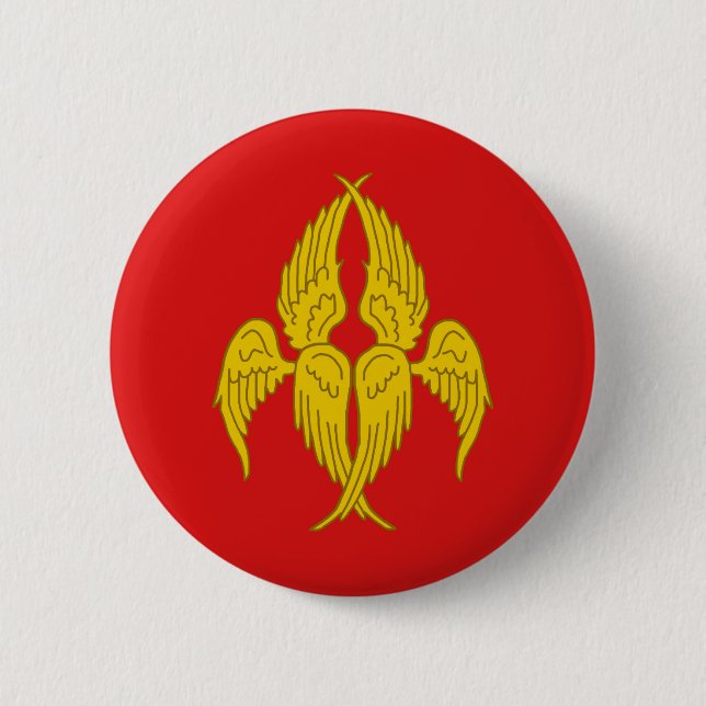 Barony Änglar Populace Badge Button Knapp (Framsida)