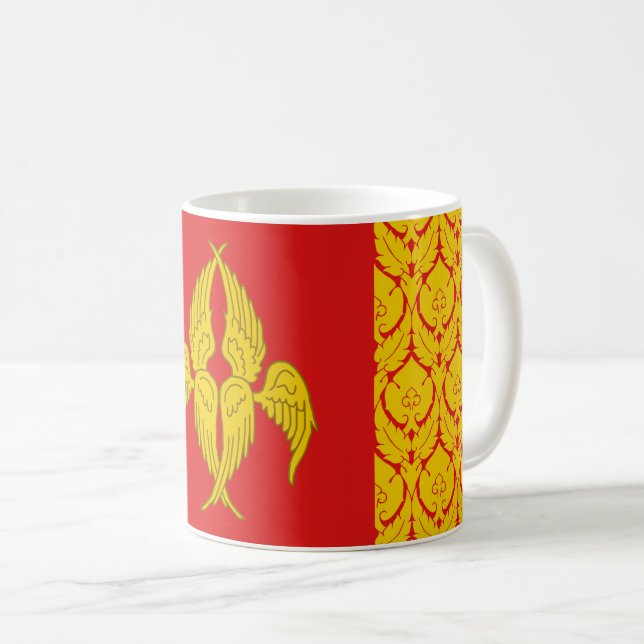 Barony Änglar Populace Badge Coffee Mugg (Framsida höger)