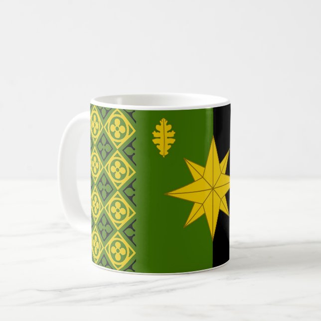 Barony Brendoken Populace Badge Coffee Mugg (Framsida vänster)