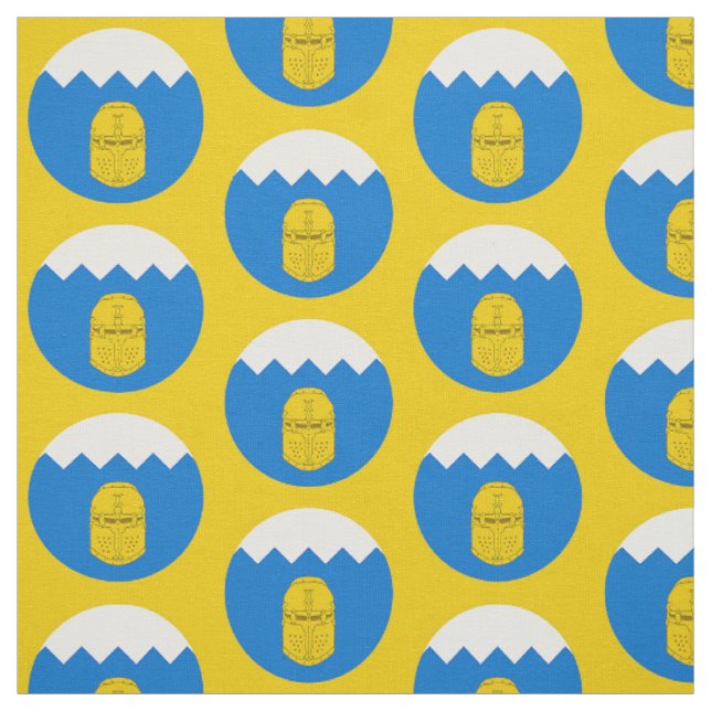 Barony Bronzehelm Populace Badge Fabric Tyg (Provkarta)