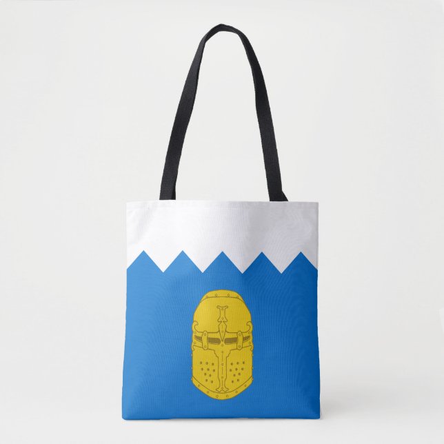 Barony Bronzehelm Populace Badge Tote Bag Tygkasse (Framsida)