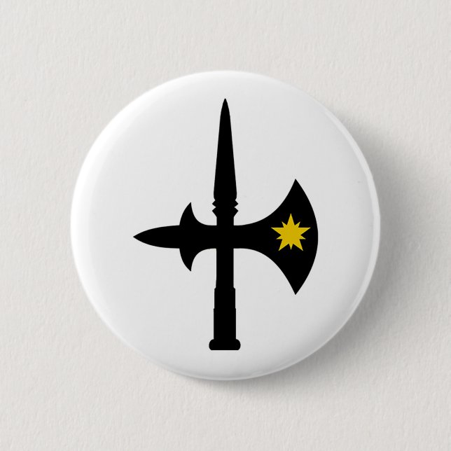 Barony Bryn Gwlad Populace Badge Button Knapp (Framsida)