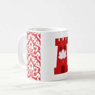 Barony Castel Rouge Populace Badge Kaffemugg