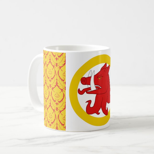 Barony Coeur d'Ennui Populace Badge Coffee Mugg (Framsida vänster)