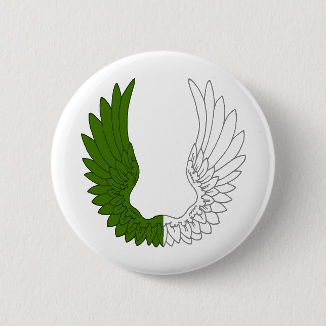 Barony Helig Stone Populace Badge Button Knapp (Framsida)