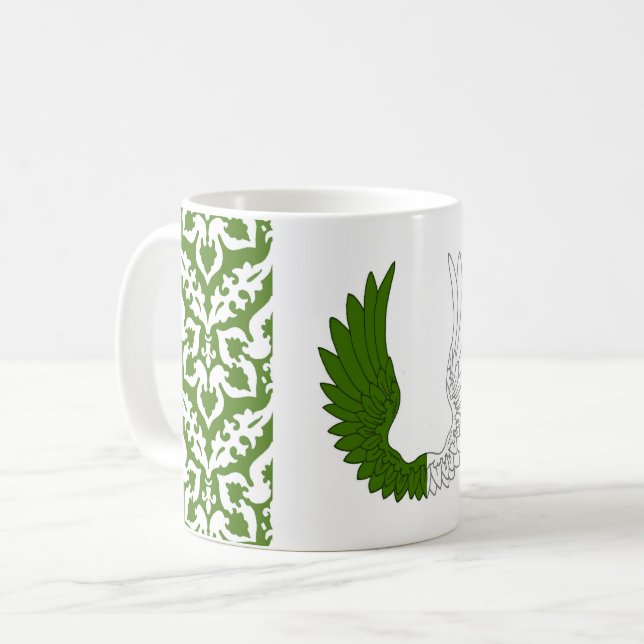 Barony Helig Stone Populace Badge Kaffemugg (Framsida vänster)