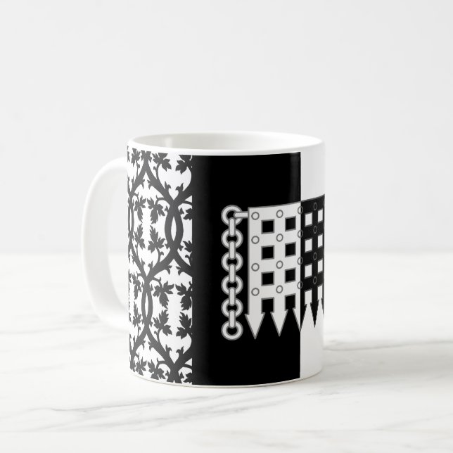 Barony Lejon Grind Populace Badge Coffee Mugg (Framsida vänster)