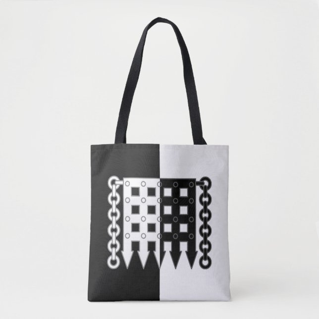 Barony Lejon Grind Populace Badge Tote Bag Tygkasse (Framsida)