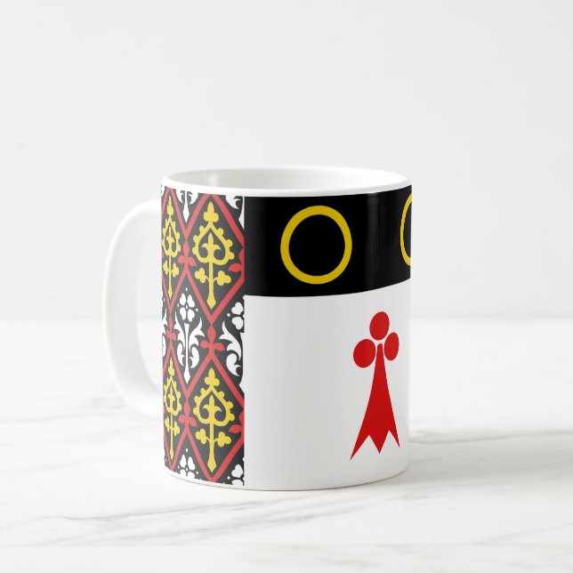 Barony Naevehjem Populace Badge Kaffemugg (Framsida vänster)