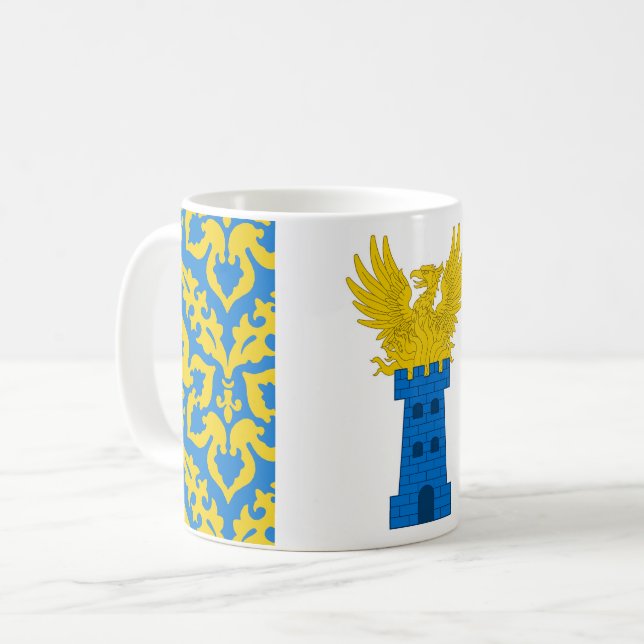 Barony Nordwache Populace Badge Coffee Mugg (Framsida vänster)