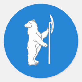 Barony of Bjornsborg Populace Badge Runt Klistermärke