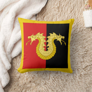 Barony of Dragon's Laire populace badge Throw Pill Kudde