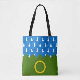 Barony of Endless Backe Populace Badge Tote Bag Tygkasse