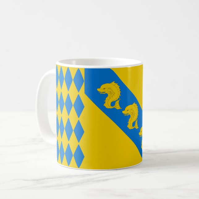 Barony of Kraé Glas Populace Badge Kaffemugg (Framsida vänster)