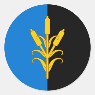 Barony of Saint Sinnes Bog Populace Badge Runt Klistermärke