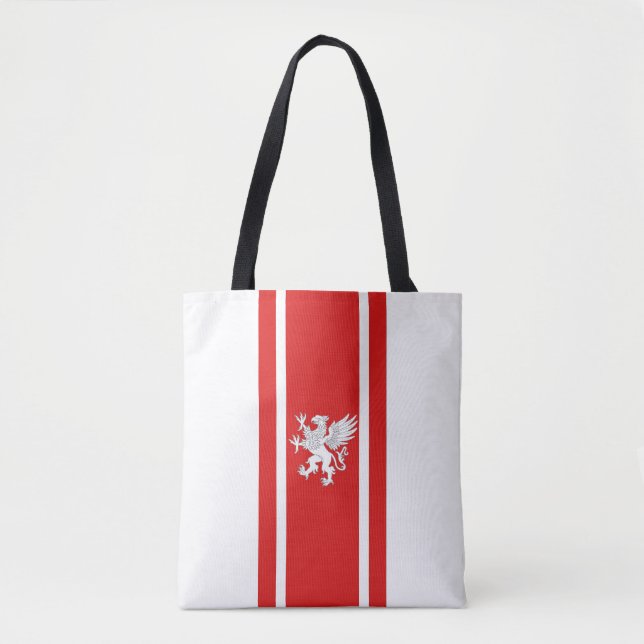 Barony Politarchopolis Populace Badge Tote Bag Tygkasse (Framsida)