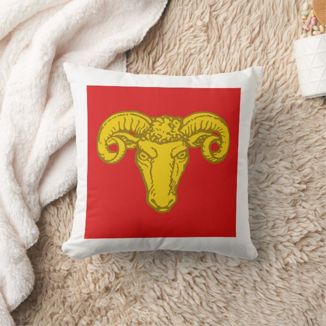 Barony Ramshaven Populace Badge Dekorativ kudde (Filt)