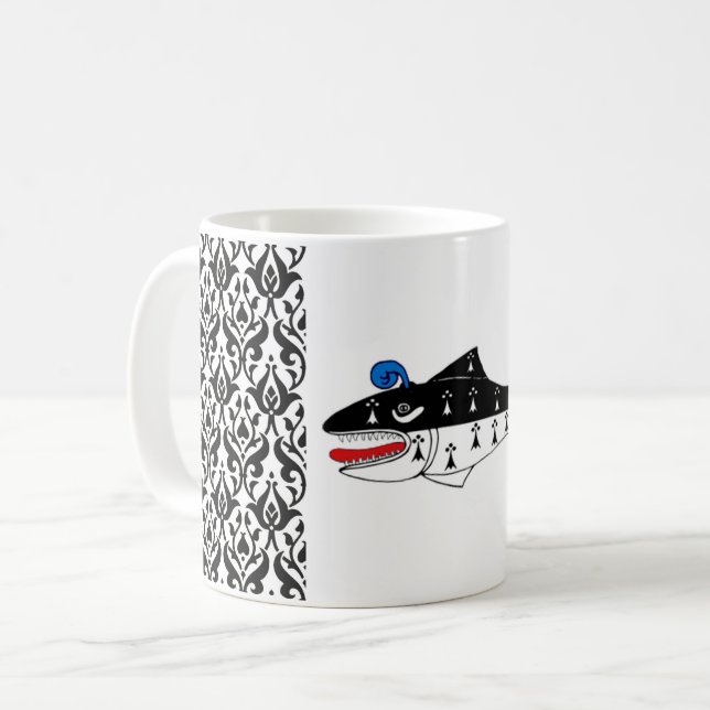 Barony Seagirt Populace Badge Kaffemugg (Framsida vänster)