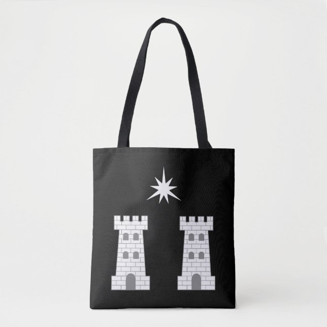 Barony Stargate Populace Badge Tote Bag Tygkasse (Framsida)