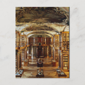 Baroque Abbey Bibliotek, St. Gallen, Schweiz Vykort