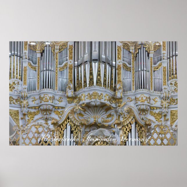 Baroque abbey-organ poster (Framsidan)