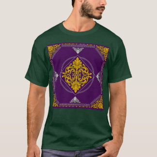 Baroque Acanthus Decorative Mönster 4 T Shirt
