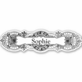 Baroque Anpassningsbar-cut Vinyl Sticker Klistermärken