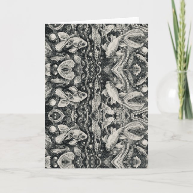 "Baroque Aquarium" - Tack Kort (Framsida)