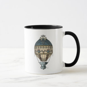 Baroque Balloon Blue & Cream Mugg