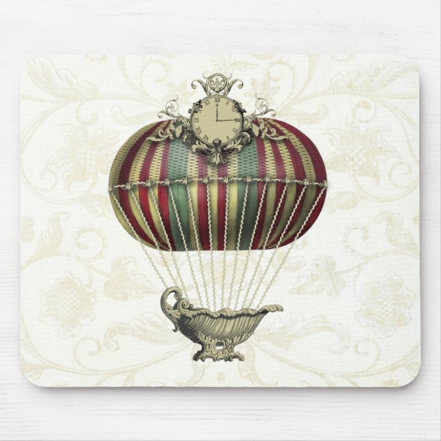 Baroque Balloon med Clock Musmatta (Framsidan)