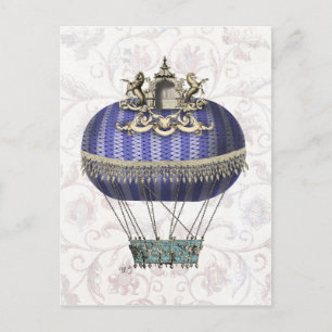Baroque Balloon with Temple Vykort
