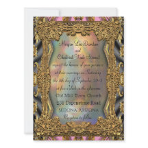 Baroque Barnetcue Formal Wedding bjudande