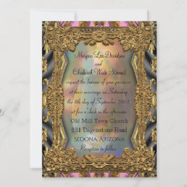 Baroque Barnetcue Formal Wedding bjudande Inbjudningar