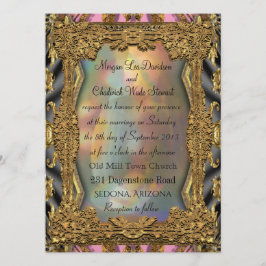 Baroque Barnetcue Formal Wedding bjudande Inbjudningar