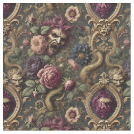 Baroque Battles & Blooms - Gothic Classic Tile Tyg