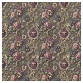 Baroque Battles & Blooms - Gothic Dense Tile Tyg