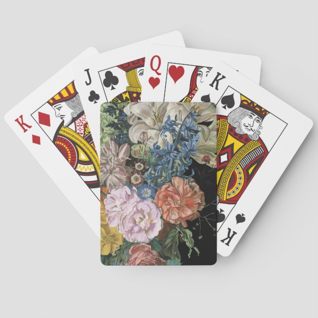 Baroque Blommigt - Bouquet Casinokort (Baksidan)