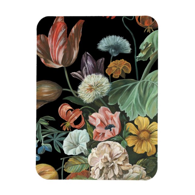 Baroque Blommigt - Bouquet of Flowers Magnet (Vertikal)