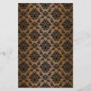 Baroque Brown Victorian Scrapbook Papper