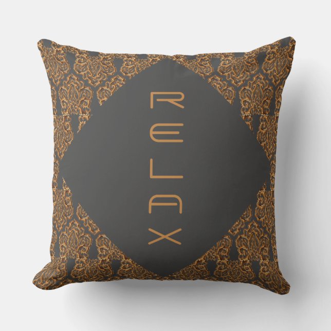 Baroque Damask - Pillow Kudde (Framsida)