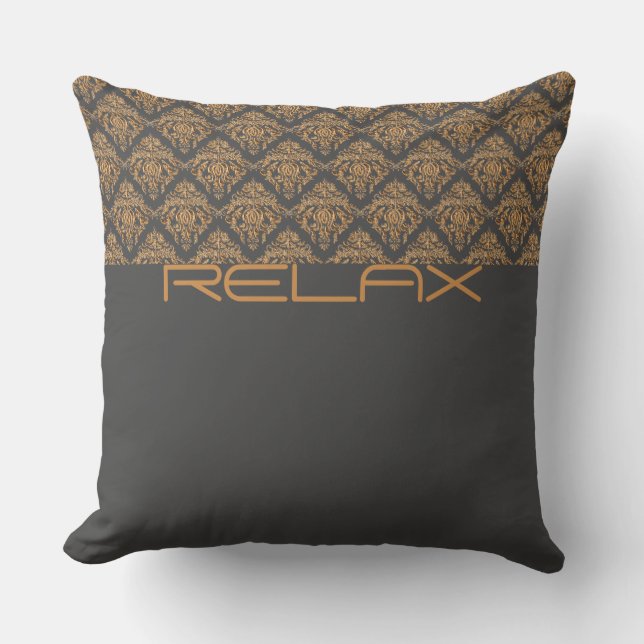 Baroque Damask - Pillow Kudde (Framsida)