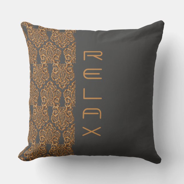 Baroque Damask - Pillow Kudde (Framsida)