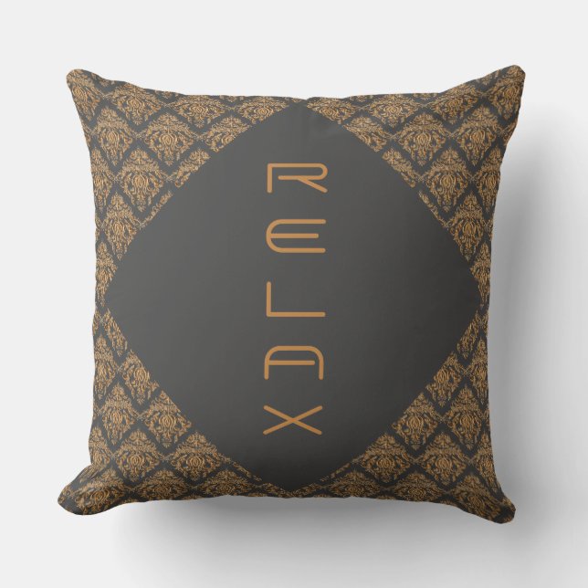 Baroque Damask - Pillow Kudde (Framsida)