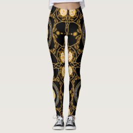 Baroque Design Leggings