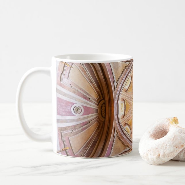 Baroque dome of the Santo Antonio de Lisboa Church Kaffemugg (Med munk)