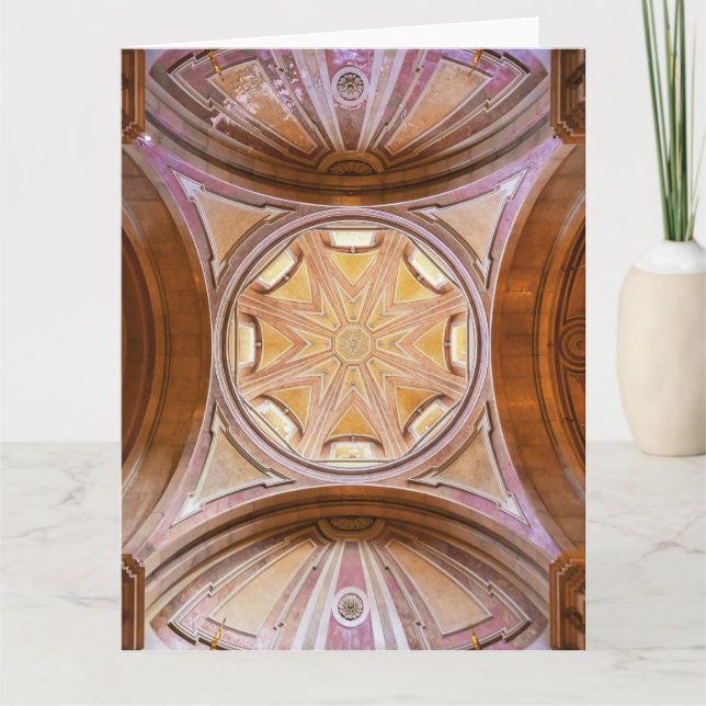 Baroque dome of the Santo Antonio de Lisboa Church Tack Kort (Framsida)