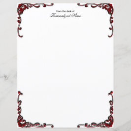 Baroque Elegance - Black Unlines Pappra Lakan